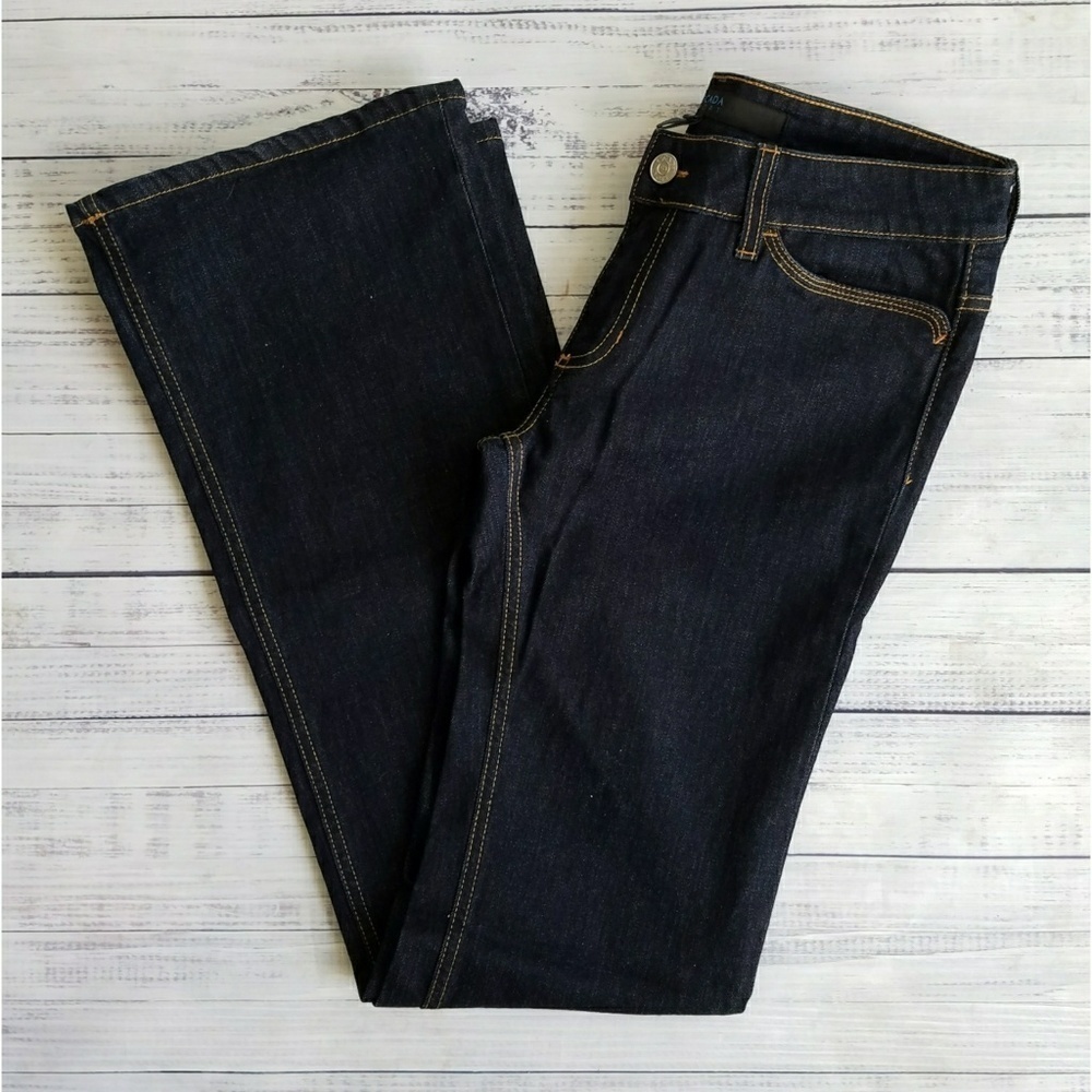 Escada Blue Boot Cut Jeans Classic Style